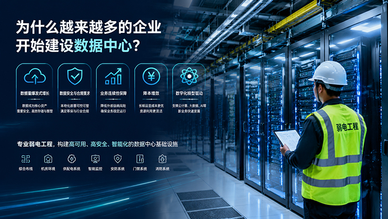 为什么越来越多的企业开始建数据中心